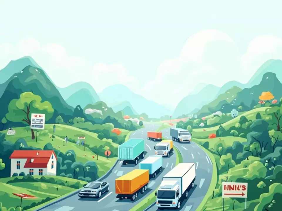 图–title”: “全球物流新趋势：数字化与绿色化并行”,–全球国际货物运输