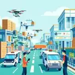 图–智慧仓储与配送革命：现代物流技术如何破解最后一公里难题–全球国际货物运输