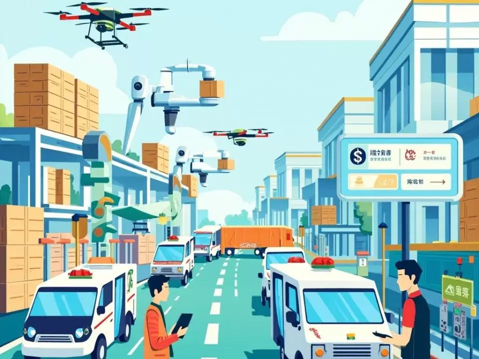 图–智慧仓储与配送革命：现代物流技术如何破解最后一公里难题–全球国际货物运输