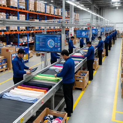 图2–柯桥国际物流中心：全球纺织贸易的智慧枢纽–全球国际货物运输