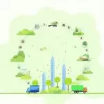 图–绿色物流发展路径，构建可持续供应链–全球国际货物运输