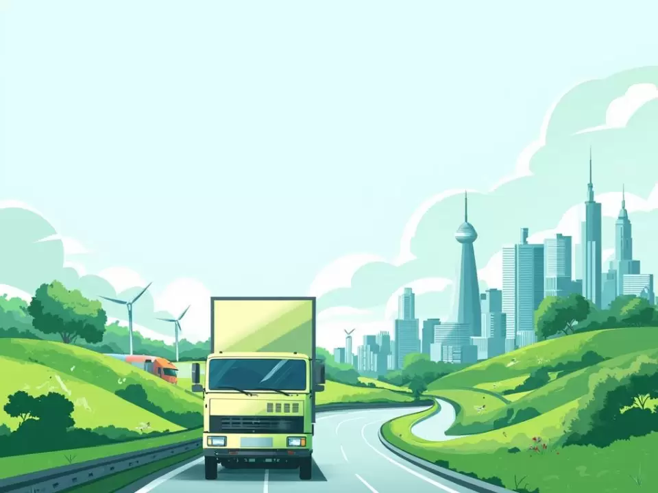 图–绿色物流实践与可持续发展策略–全球国际货物运输