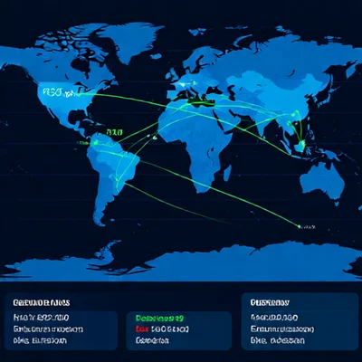 图2–全球化供应链中的国际物流要素深度解析–全球国际货物运输