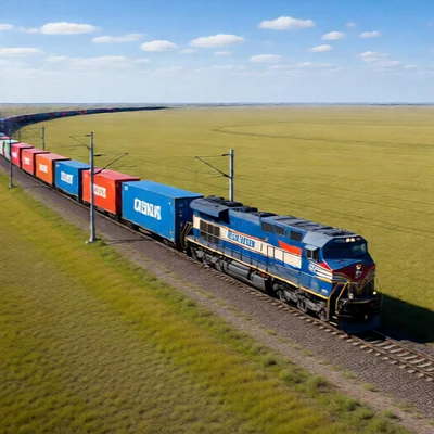 图2–瀚海通衢：中哈国际物流构筑亚欧陆路新动脉–全球国际货物运输