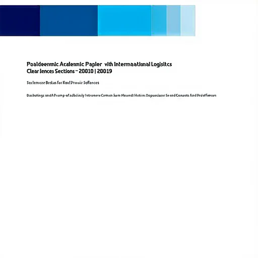 国际物流论文文献怎么写？一招教你搞定