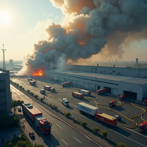 起火怎么办？济钢国际物流园火灾的应对之道