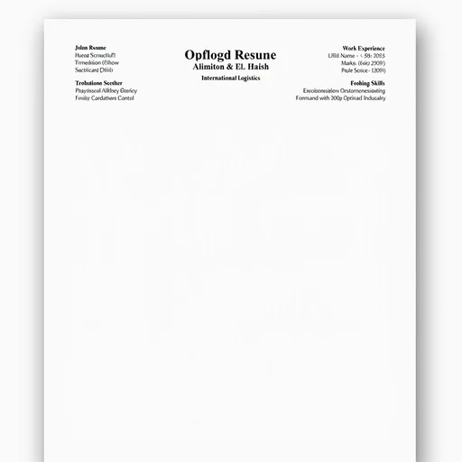 图2–如何打造一份吸引国际物流公司的英文简历？–全球国际货物运输