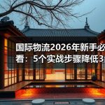 国际物流2026年新手必看:5个实战步骤降低30%运输成本–辰飞雨全球国际货物运 国际物流2026年新手必看:5个实战步骤降低30%运输成本–辰飞雨全球国际货物运